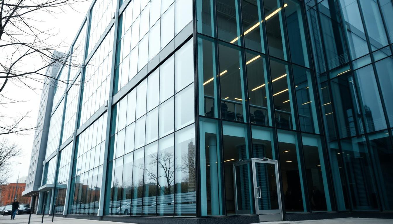 Modern office building exterior